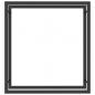 Preview: Brennholzregal Mattschwarz 80x28x86 cm Stahl