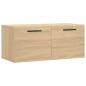 Preview: Wandschrank Sonoma-Eiche 80x36,5x35 cm Holzwerkstoff