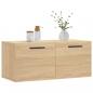 Preview: Wandschrank Sonoma-Eiche 80x36,5x35 cm Holzwerkstoff