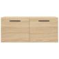 Preview: Wandschrank Sonoma-Eiche 80x36,5x35 cm Holzwerkstoff