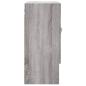 Preview: Wandschrank Grau Sonoma 60x31x70 cm Holzwerkstoff