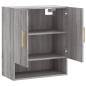 Preview: Wandschrank Grau Sonoma 60x31x70 cm Holzwerkstoff