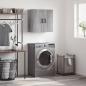 Preview: ARDEBO.de - Wandschrank Grau Sonoma 60x31x60 cm Holzwerkstoff