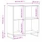 Preview: Plattenschrank Sonoma-Eiche 84,5x38x89 cm Holzwerkstoff