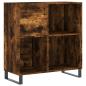 Preview: Plattenschrank Räuchereiche 84,5x38x89 cm Holzwerkstoff