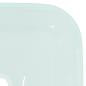 Preview: Waschbecken Glas 42x42x14 cm Matt