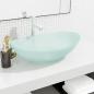 Preview: ARDEBO.de - Waschbecken Hartglas 54,5x35x15,5 cm Matt