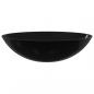 Preview: Waschbecken Glas 50x37x14 cm Schwarz
