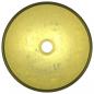 Preview: Waschbecken Hartglas 35x12 cm Golden