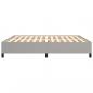 Preview: Bettgestell Hellgrau 160x200 cm Stoff