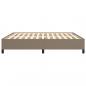 Preview: Bettgestell Taupe 160x200 cm Stoff