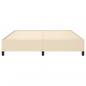 Preview: Bettgestell Creme 180×200 cm Stoff