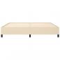 Preview: Bettgestell Creme 200x200 cm Stoff