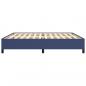 Preview: Bettgestell Blau 200x200 cm Stoff