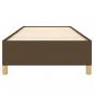 Preview: Bettgestell Dunkelbraun 80x200 cm Stoff