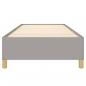 Preview: Bettgestell Hellgrau 90x190 cm Stoff