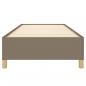 Preview: Bettgestell Taupe 90x190 cm Stoff
