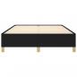 Preview: Bettgestell Schwarz 140x200 cm Stoff