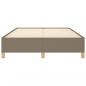 Preview: Bettgestell Taupe 140x200 cm Stoff