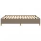 Preview: Bettgestell Taupe 140x200 cm Stoff
