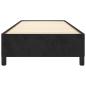Preview: Bettgestell Schwarz 80x200 cm Samt