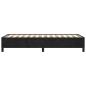 Preview: Bettgestell Schwarz 80x200 cm Samt
