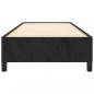 Preview: Bettgestell Schwarz 90x200 cm Samt