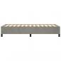 Preview: Bettgestell Hellgrau 100x200 cm Samt