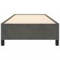 Preview: Bettgestell Dunkelgrau 100x200 cm Samt