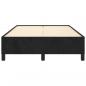 Preview: Bettgestell Schwarz 120x200 cm Samt