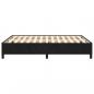 Preview: Bettgestell Schwarz 140x190 cm Samt