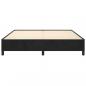 Preview: Bettgestell Schwarz 160x200 cm Samt