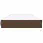 Preview: Taschenfederkernmatratze Dunkelbraun 80x200x20 cm Stoff