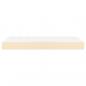 Preview: Taschenfederkernmatratze Creme 90x190x20 cm Stoff