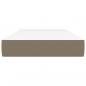Preview: Taschenfederkernmatratze Taupe 90x200x20 cm Stoff