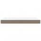 Preview: Taschenfederkernmatratze Taupe 90x200x20 cm Stoff