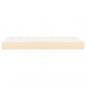 Preview: Taschenfederkernmatratze Creme 90x200x20 cm Stoff