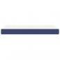 Preview: Taschenfederkernmatratze Blau 90x200x20 cm Stoff