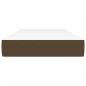 Preview: Taschenfederkernmatratze Dunkelbraun 100x200x20 cm Stoff