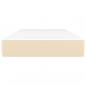 Preview: Taschenfederkernmatratze Creme 100x200x20 cm Stoff