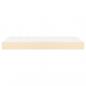 Preview: Taschenfederkernmatratze Creme 100x200x20 cm Stoff