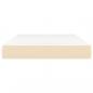 Preview: Taschenfederkernmatratze Creme 120x200x20 cm Stoff
