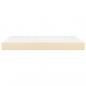 Preview: Taschenfederkernmatratze Creme 120x200x20 cm Stoff