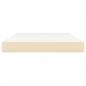 Preview: Taschenfederkernmatratze Creme 140x190x20 cm Stoff
