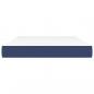 Preview: Taschenfederkernmatratze Blau 140x190x20 cm Stoff