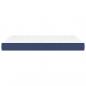 Preview: Taschenfederkernmatratze Blau 140x200x20 cm Stoff