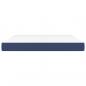 Preview: Taschenfederkernmatratze Blau 160x200x20 cm Stoff