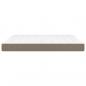 Preview: Taschenfederkernmatratze Taupe 180x200x20 cm Stoff