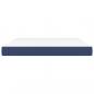 Preview: Taschenfederkernmatratze Blau 180x200x20 cm Stoff