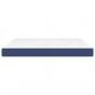 Preview: Taschenfederkernmatratze Blau 180x200x20 cm Stoff